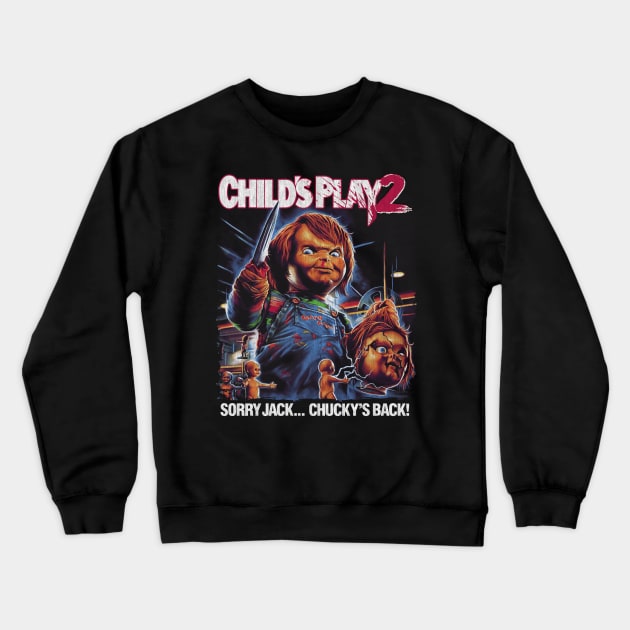 Child's Play, Horror Classic, Chucky Crewneck Sweatshirt by StayTruePonyboy